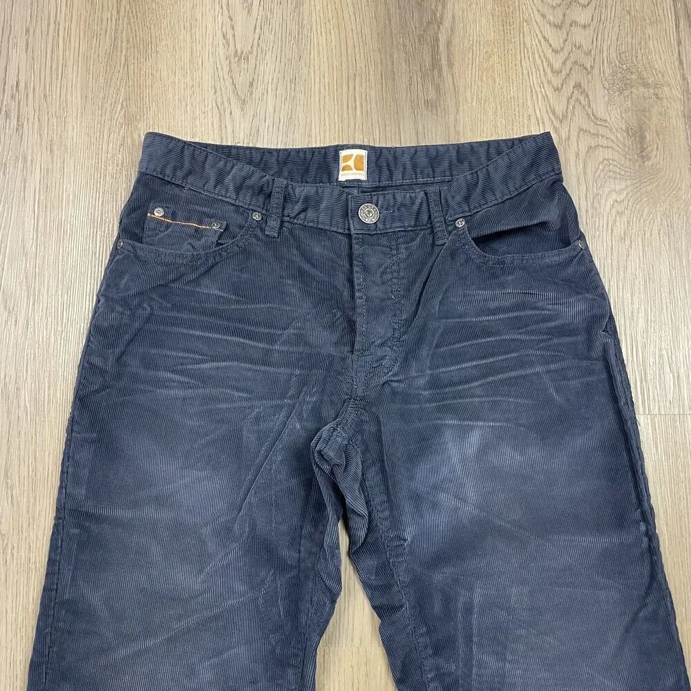 Boss Orange Pants Mens 33x34 Corduroy Slim Fit Casual Stretch Mid Rise Pockets